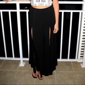 Urban Outfitters Black Maxi Skirt.